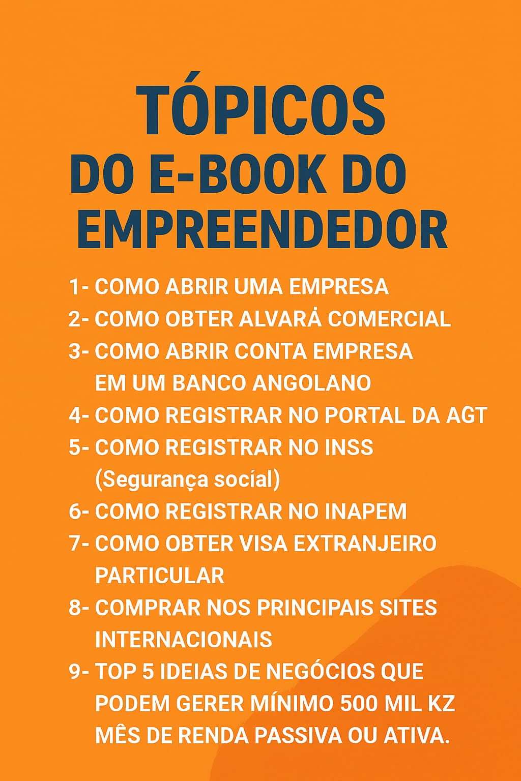Contracapa do Ebook do Empreendedor